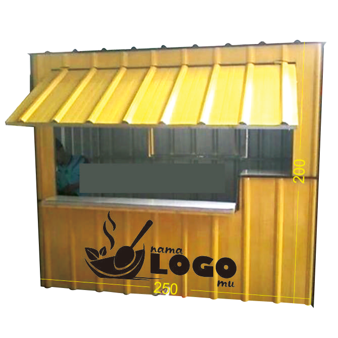 booth container P250 x L200 x T200